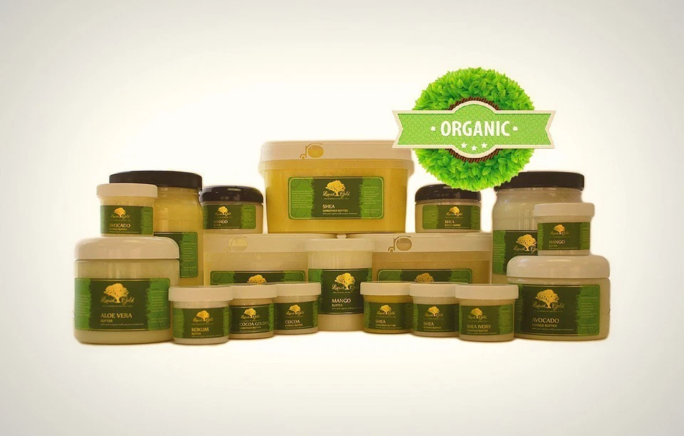 Crema hidratante premium de 9 libras de mantequilla de aloe vera grado A 100 % pura orgánica natural  Foto 2 de 4
