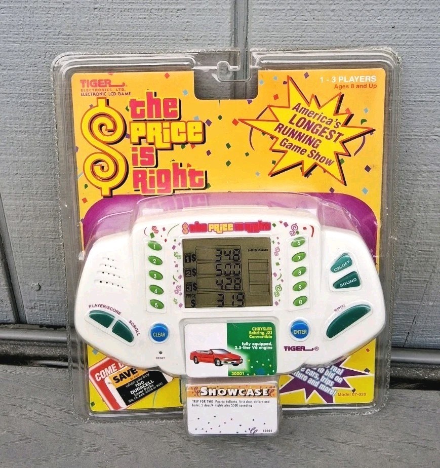 The Is Right Handheld Game Tiger Electronics Vintage 1998 B1