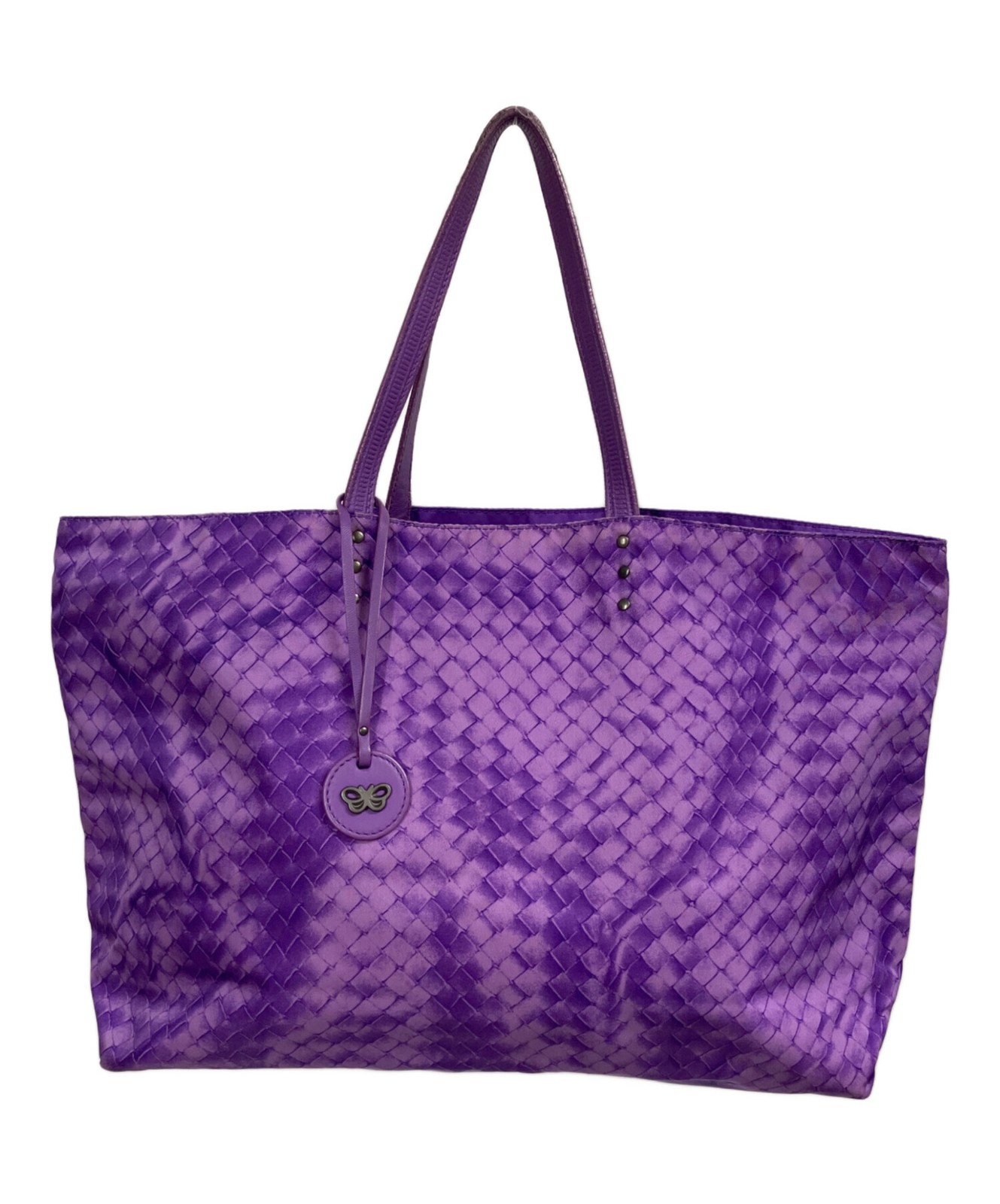 BOTTEGA VENETA Tote bag Purple Authentic From Japan