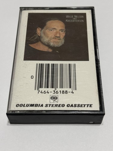 Willie Nelson Sings Kristofferson 1979 Cassette Tape CT36188 Kris Country Music - Picture 1 of 5
