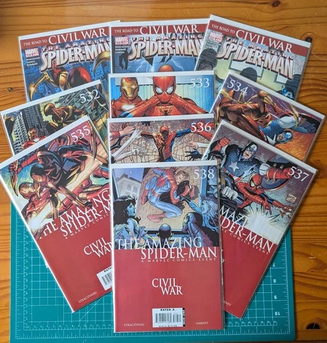 Amazing Spider-Man Vol. 2 #529 - #538 Road to Civil War - Civil War Complete Arc