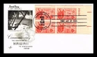 US COVER HAWAII STATEHOOD AIR MAIL FDC SCOTT C55 PLATE BLOCK ARTCRAFT