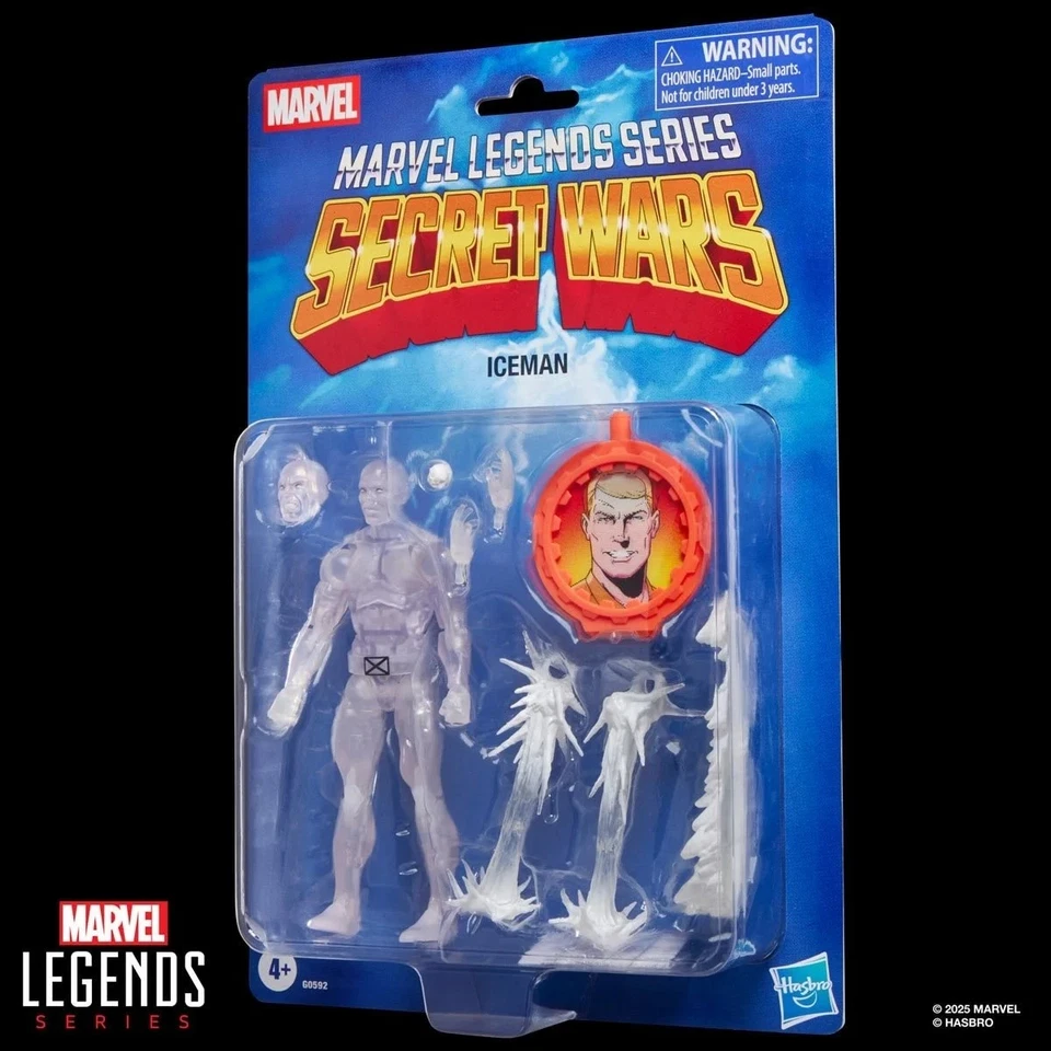 Secret Wars Marvel Legends Iceman 6-Inch Action Figure - Image 2 of 4
