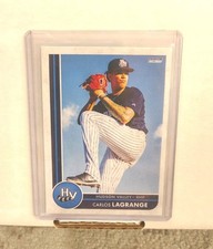 Carlos Lagrange Hudson Valley Renegades Minor League Rc Rookie Card Yankees