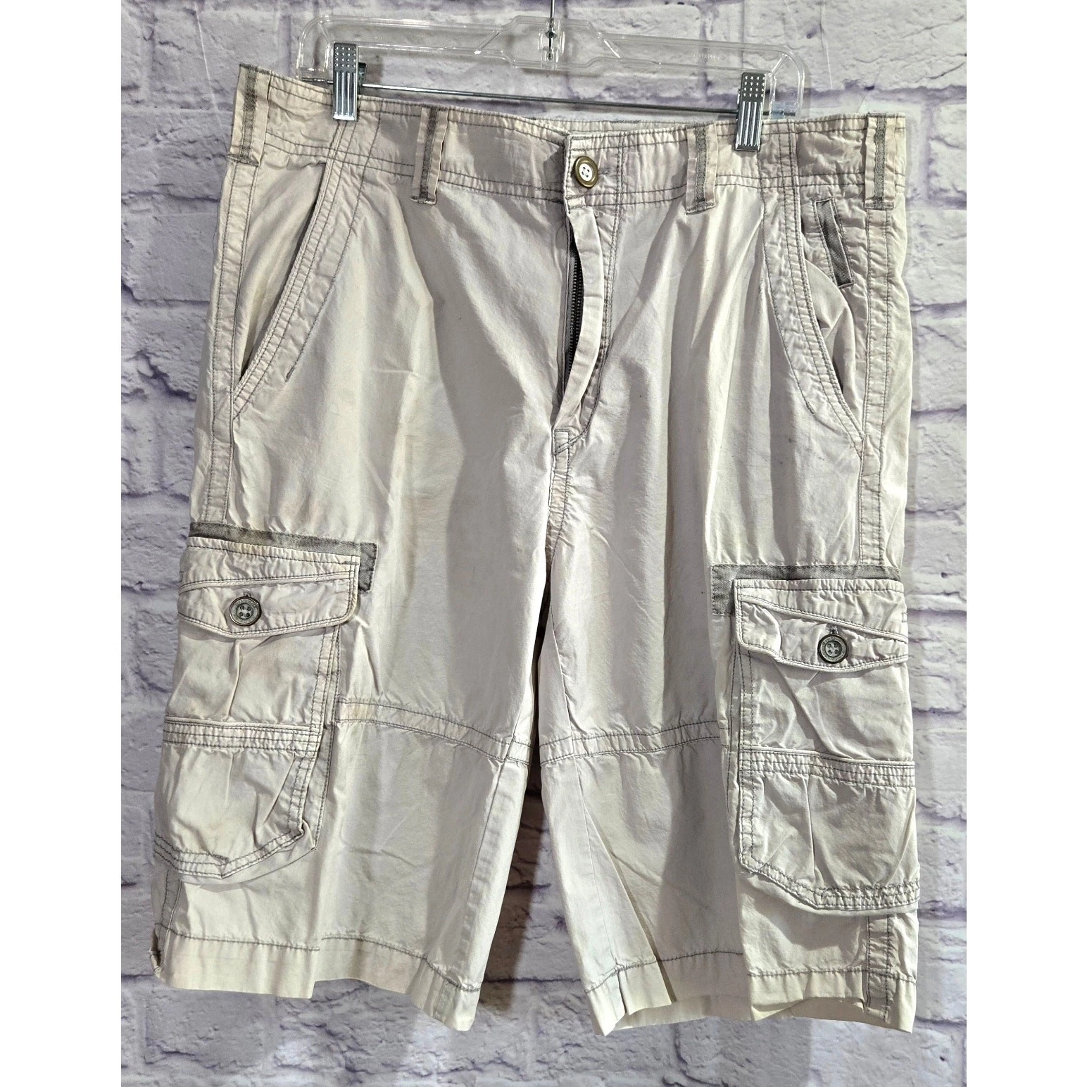 Buckle Black Scream Athletic Cargo Men's Shorts 34 Lightweight Pockets