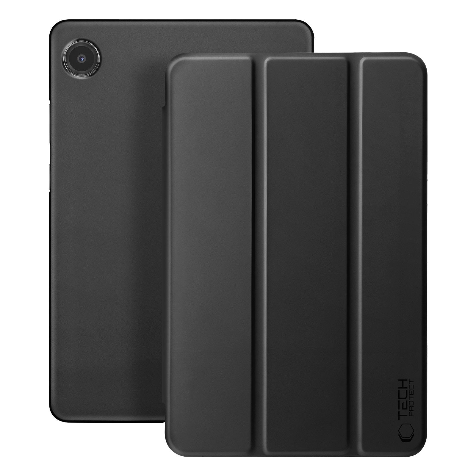 Étui clapet pour Galaxy Tab A11 noir avec support multi-angles