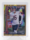 2025 Topps Chrome Football Gold Lava Refractor Rome Odunze #49