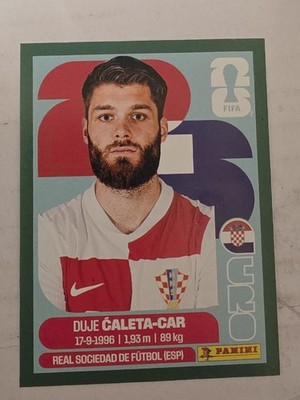 Panini FIFA Soccer Sticker CRO 3 Duje Caleta-Car Croatia Real Sociedad
