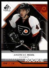 2008-09 SP Game Used RC Andreas Nodl Rookie /999 Philadelphia Flyers #179