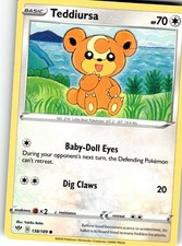 Teddiursa Common SWSH03: Darkness Ablaze 138/189 LP