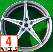 PERFECT Factory Ferrari 458 DIAMANTO Wheels Sport OEM Diamond Cut Forged 488 Set