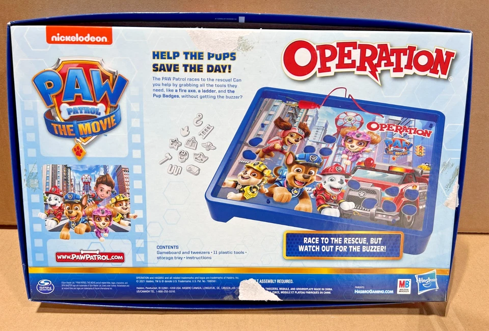 Operation Board Game Paw Patrol The Movie Edition *USED - VERY GOOD - Image 2 of 4