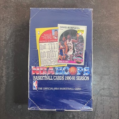 1990-91 NBA Hoops Series 1 Box Basketball OVP 36 Packungen