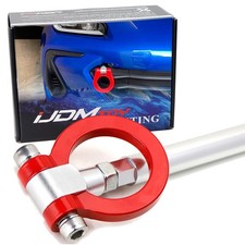 Jdm Red Track Racing Tow Hook Ring For 22 Subaru Brz Toyota Gr86 Front Bumper