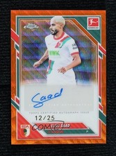 Elias Saad Chrome Bundesliga 2025/26 Orange Wave Refractor /25 Auto