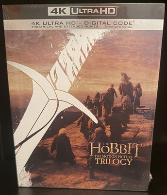 Warner Bros. The Hobbit Motion Picture Trilogy 4K UHD Blu-ray Extended w/Code