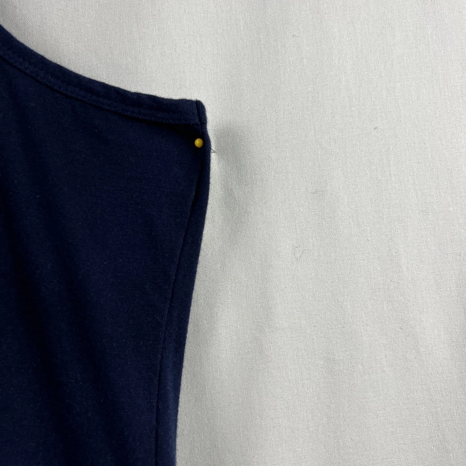 Woman Within Denim Jeans Dress size 2X Midi Tiered A-line Sleeveless Flowy - Image 2 of 4