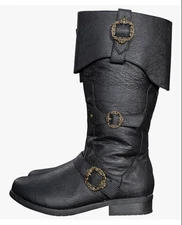 Caribbean Pirate Boots adventure footwear, Renaissance Medival costume