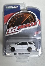 NIP Greenlight Muscle Series 2019 Dodge Durango SRT White W/Blue Stripes