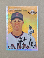 2023 Topps Chrome Platinum Jack Larsen #89 RC Refractor 105/499 SF Giants