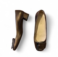 Vintage Y2k Prada Patent Leather buckle heels