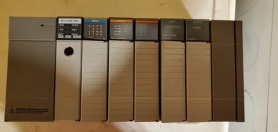 Allen-Bradley SLC 500 Controller with 1747-L553 Processor Unit 7 Slot Rack