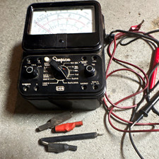 Simpson 260 Analog Benchtop Multimeter Manual-Ranging 1000V 100mA