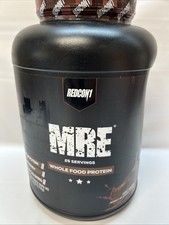 Redcon1 MRE Whole Food Protein WHEY-FREE Meal Replacement 7LB 25 Servings New 10.00 per gallon