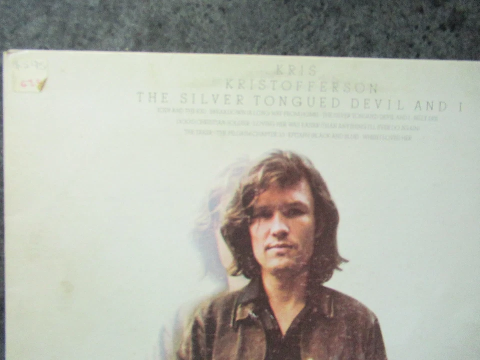 Kris Kristofferson The Silver Tongued Devil And I SBP234104 LP 12 Inch 1971 Aust - Image 3 of 4