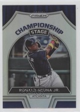 2022 Panini Prizm Championship Stage Silver Prizm Ronald Acuna Jr #CS-1 fm0
