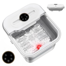 Pedicure Foot Spa, Foot Spa Bath Massager with Heat, Collapsible Bath Soak Tu...