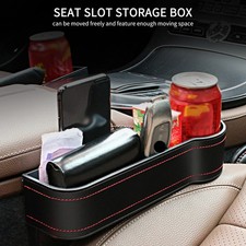 Car Seat Filler Organizer Storage Box Between Front Seat Auto Premium P RBUY