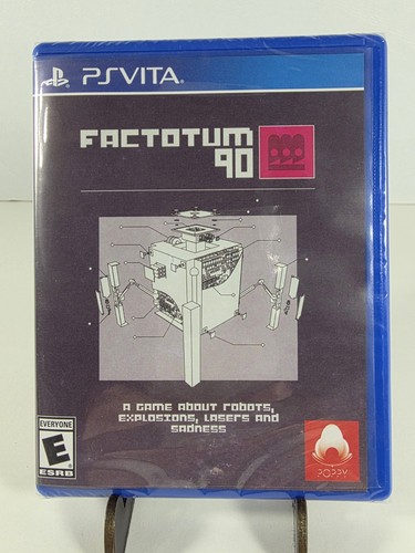 Factotum 90 (Sony PlayStation Vita, 2018) Limited Run Games - New Sealed W/ Card - Picture 2 of 10
