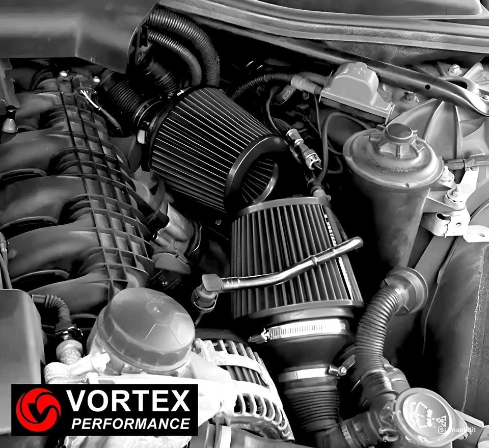 para BMW N54 335 535 135 E90 E92 E60 Z4 1M toma de aire negro V3 Foto 2 de 4