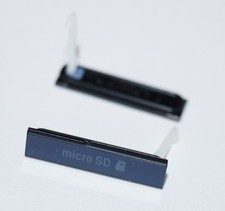 Sony Xperia Z LT36 C6602 C6603 C6606 C6616 Micro SD Ranura Cubierta Negra