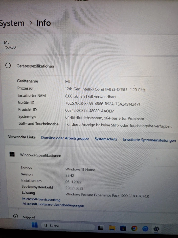 Samsung Galaxy Book3 360 15,6 Zoll, 256GB SSD, Intel Core I5 13. Gen - Bild 3 von 3