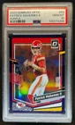 2023 Donruss Optic Patrick Mahomes II Purple Prizm #/50 Chiefs PSA 10