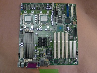 Intel Server MB SE7501BR2 dual Xeon (included) with 2 sticks RAM - used.