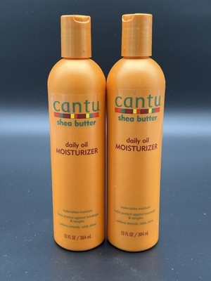 2 Pack Cantu Shea Butter Daily Oil Moisturizer 13 oz