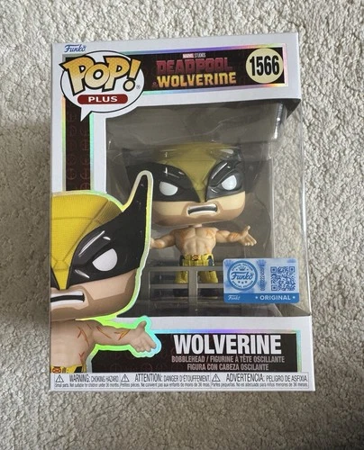 Funko Pop Plus Wolverine 1566 Time Ripper Exclusive + Protector