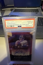 2024 Topps Midnight - Stroke of Midnight Auto John Elway #SMA-JE Twilight /99 