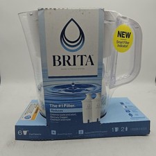 Brita 6 cup Pitcher with 2 filters, white