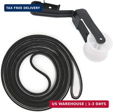 341241 691366 Dryer Drum Belt and Pulley Kit Compatible with Whirlpool, Kenmore
