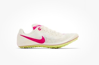 Nike JA Fly V4 Size 15 White Sail Hyper Pink Light Track Spikes DR2741-100, New