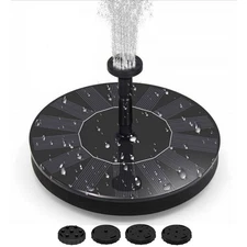 Solar Bird Bath Fountain Pump for Outside,Solar Fountain with 6 Nozzle,Free S...
