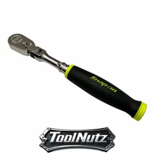 Snap-on Tools NEW FHF80AHV 3/8" Drive YELLOW Soft Grip Flex Head Ratchet USA