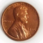1946 P Lincoln Wheat Red Uncirculated Cent Penny Free Post w/Tracking