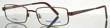 MARCOLIN MA6806 048 Brown Mens Rectangle Full Rim Eyeglasses 57-19-150 B:31