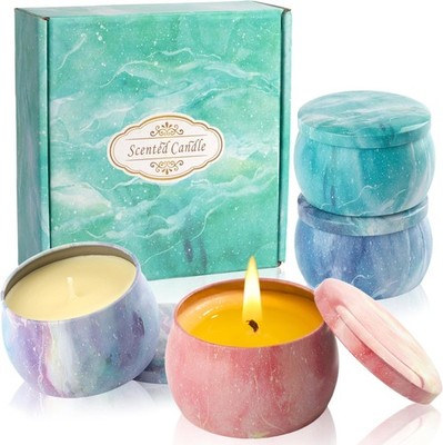 Duftkerzen Geschenkset Duft Kerzen Set - Geschenke Kerze Geschenk Sojawachs