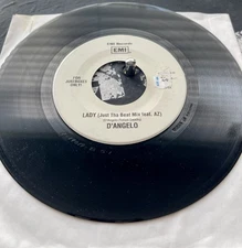 D'Angelo – Lady OG 1996 Press 7" Vinyl 45 VG+